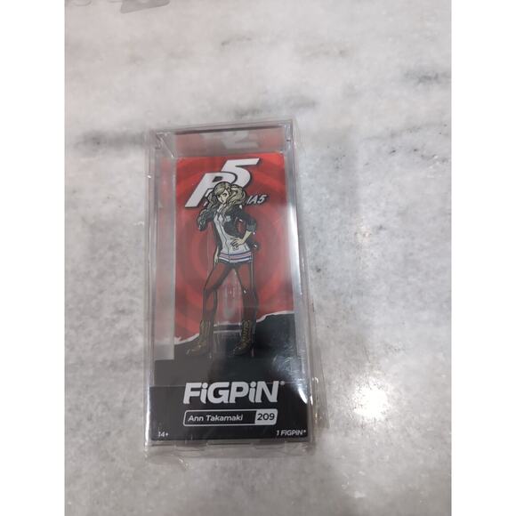 FiGPiN #209, Persona‎ 5 Ann Takamaki- Collectible Pin, Hard Display Case, Sealed - Picture 1 of 5